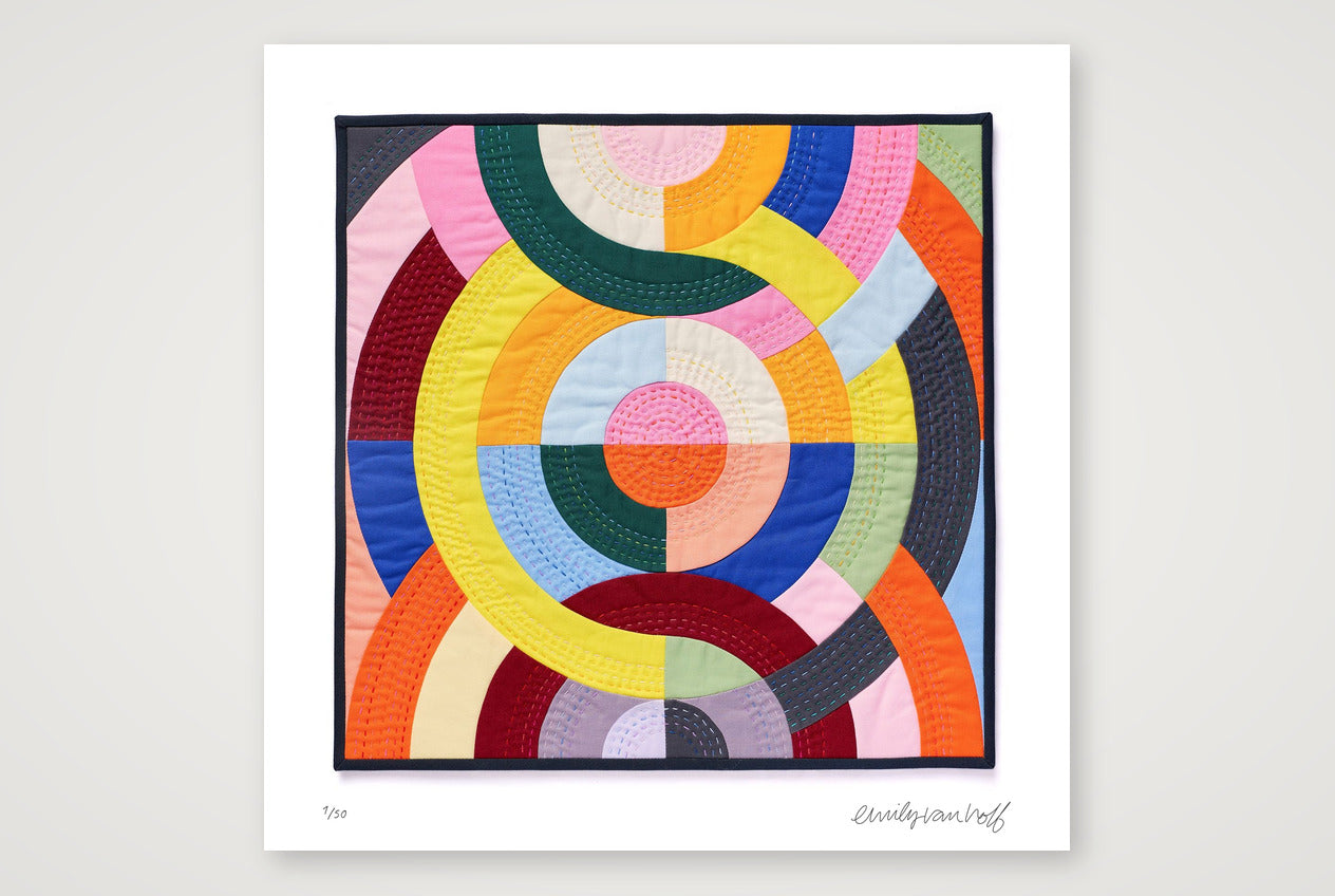 Concentric Grid — 30×30cm, 12×12" Print only