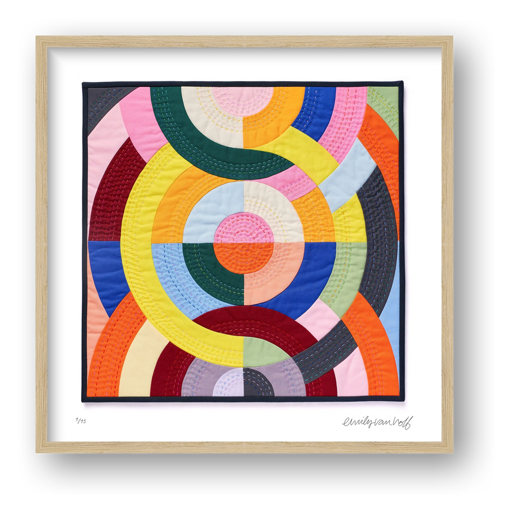 Concentric Grid — framed
