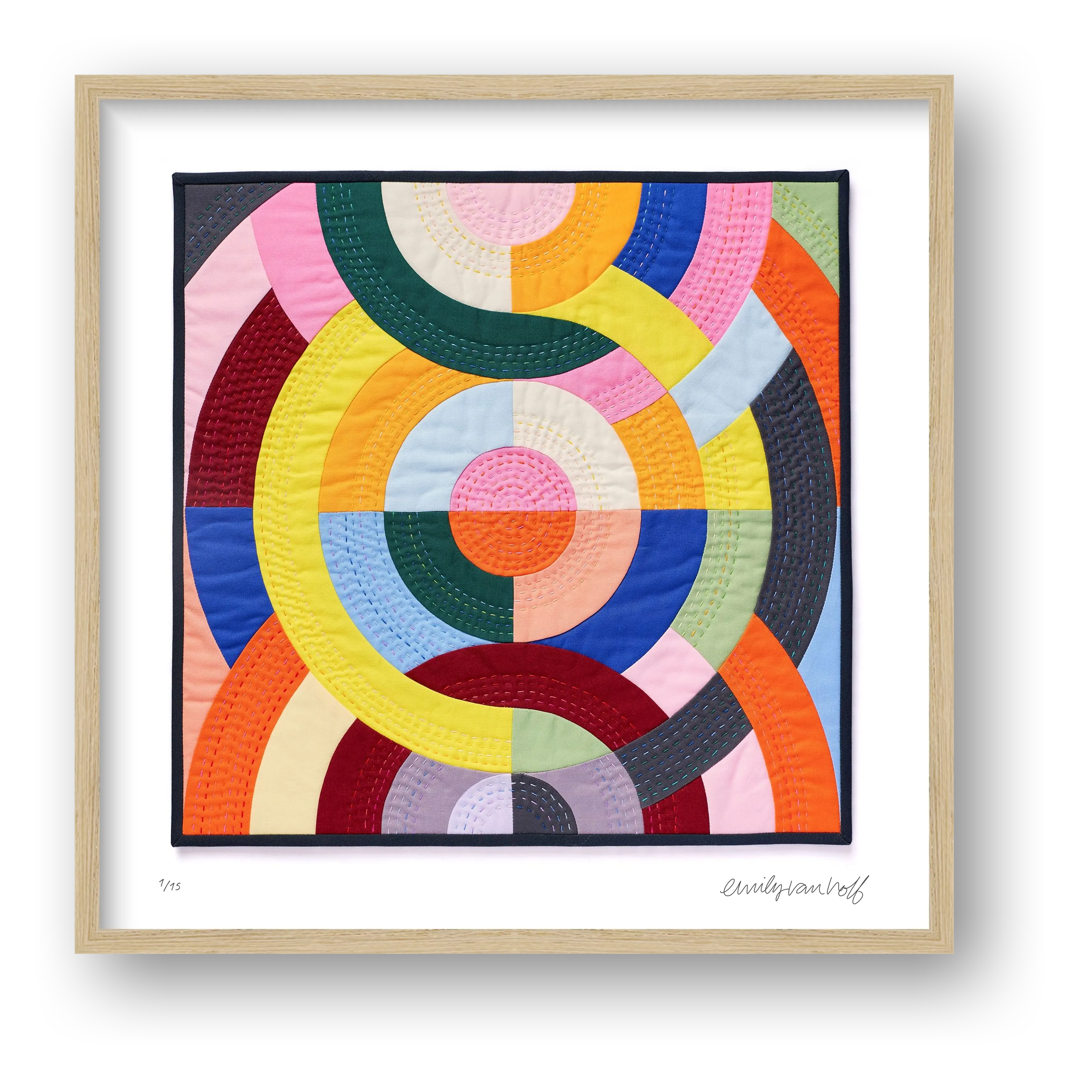 Concentric Grid — framed