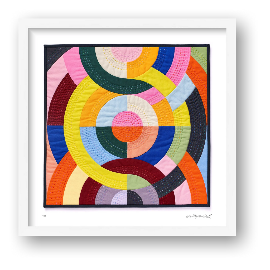 Concentric Grid — framed